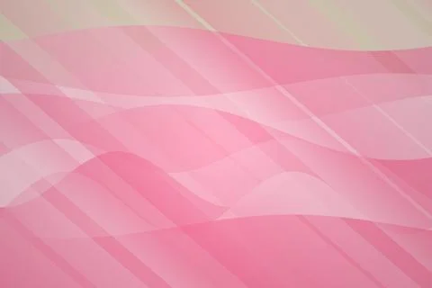 Pink abstract flowing wave background with soft curves Stock Illustration