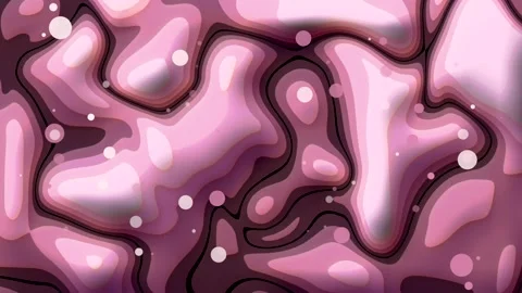 Pink Abstract Fluid Layers Seamless Loop Video Stock Footage 343535363