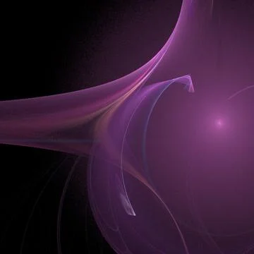 Pink abstract fractal pattern on black background, wallpaper, design 스톡 일러스트