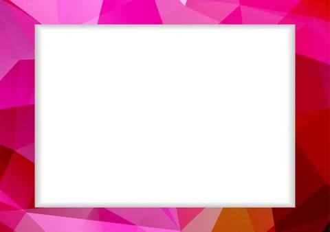 Pink abstract frame Stock Illustration