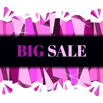 Pink abstract geometric background. 스톡 일러스트