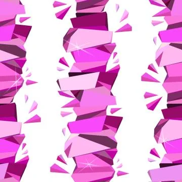 Pink abstract geometric background. Stockillustratie