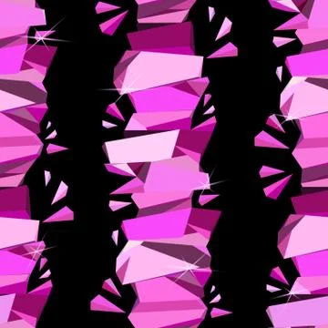 Pink abstract geometric background. Stockillustratie