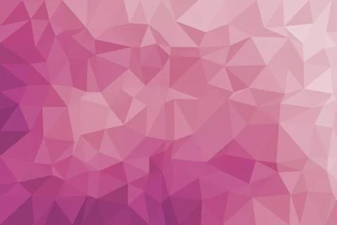 Pink abstract geometric background with polygon shapes Stock Illustration