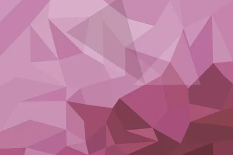Pink abstract geometric background with polygon shapes Stock Illustration