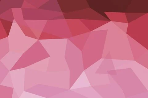 Pink abstract geometric background with polygon shapes Stock Illustration