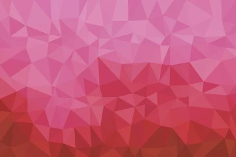 Pink abstract geometric background with triangles and polygons Stock Illustration