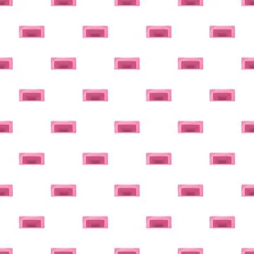 Pink abstract geometric rectangles seamless pattern background Illustrazione stock
