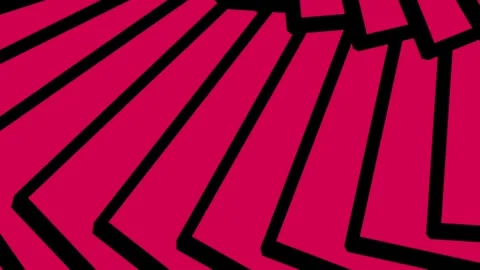 Pink Abstract Geometric Shape Loop Background Stock Footage 340464536