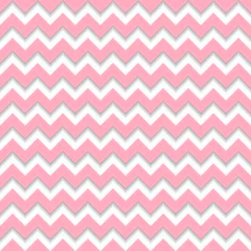 Pink abstract geometrical shadow waves seamless pattern Stock Illustration