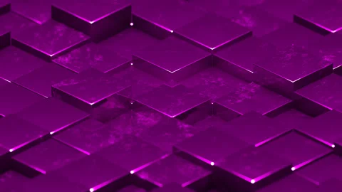 Pink Abstract Glossed Textured Cubes Background VJ Loop in 4K Stock Footage 246864399