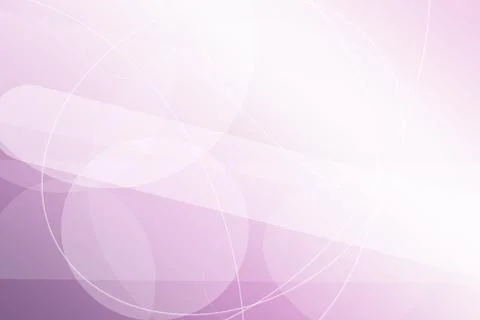 Pink abstract gradient background with translucent orbits, circles, and cur.. Ilustración de archivo
