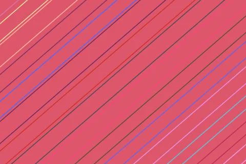 Pink abstract pattern with colorful lines and dots Stock Illustration