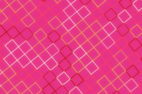 Pink abstract pattern with geometric shapes and lines Stock Illustration