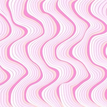 Pink abstract pattern. Line background. Curve texture Illustrazione stock
