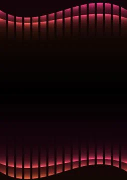 Pink abstract pixel curve background Stock Illustration