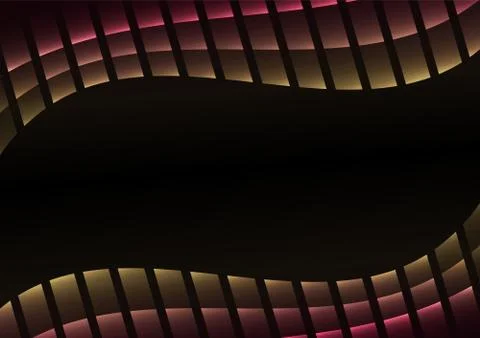 Pink abstract pixel curve background Stock Illustration