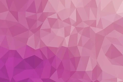 Pink abstract polygon background with geometric shapes Stock Illustration