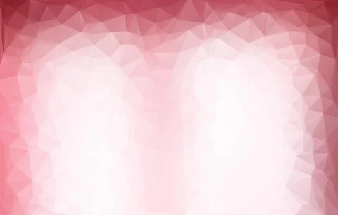 Pink abstract polygon triangle background Stock Illustration