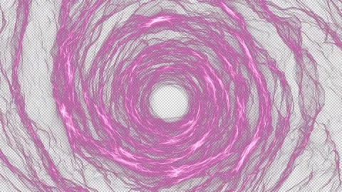 Pink abstract portal vj loop on alpha background Stock Footage 237684747