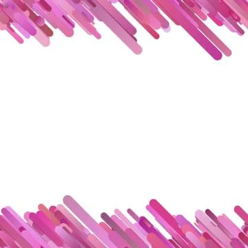 Pink abstract seamless diagonal gradient rounded stripe background pattern Stockillustratie