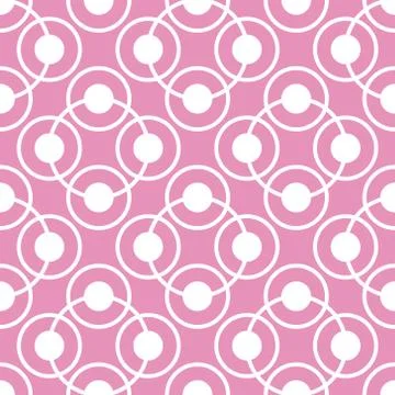 Pink abstract seamless pattern Stock Illustration