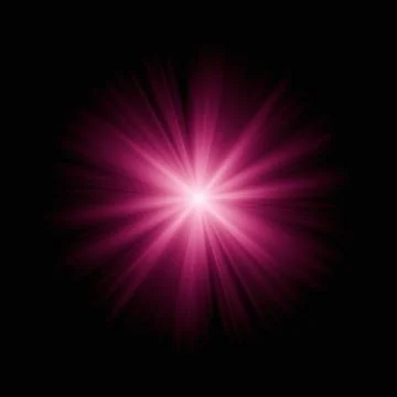 Pink Abstract Shining Light Spotlight Spark Flare Overlay with Bright Light.. Stock Illustration