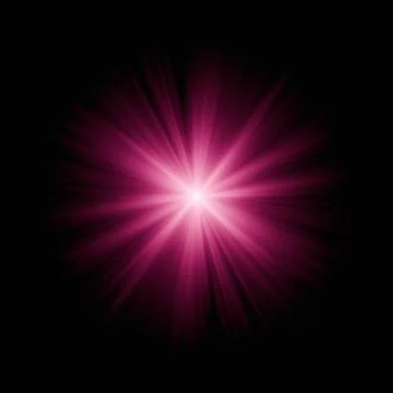 Pink Abstract Shining Light Spotlight Spark Lens Flare Overlay with Bokeh E.. Illustrazione stock