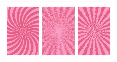 Pink abstract spiral vortex background featuring vibrant psychedelic waves,.. Stock Illustration