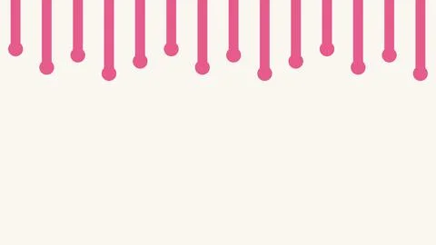 Pink abstract vertical lines pattern design on white background Stock Illustration
