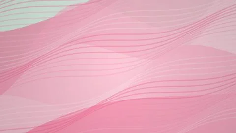Pink abstract wave background with flowing lines Stock Illustration