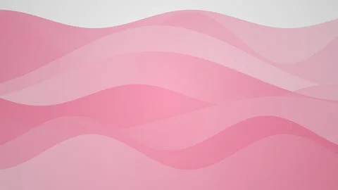 Pink abstract wave background with flowing curves Stock Illustration