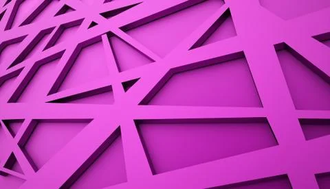Pink abstract wave mesh background rendered Stock Illustration
