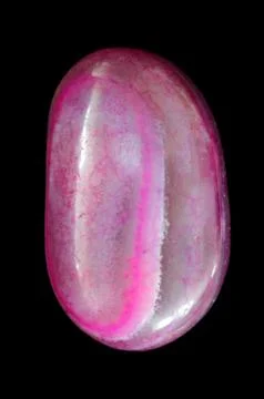 Pink Agate stone Stock Photos