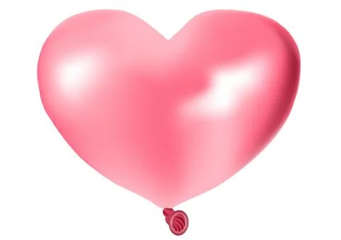 Pink air ball Illustrazione stock