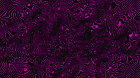 Pink and black abstract wavy lines pattern and dynamic featuring interminglin Vídeo Stock 333045389