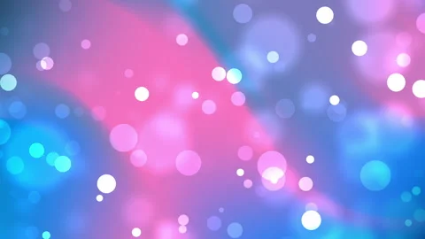 Pink and blue blurred background with bright circles, suitable for playful Stock Footage 294277627