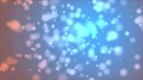 Pink and blue bokeh particles background, soft abstract seamless loop, 4k. Stock Footage 334362565