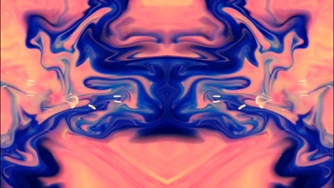 Pink and Blue Dance Stock Footage 256097689