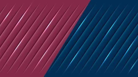 Pink and Blue Diagonal Stripes Abstract Background with Light Reflections ima Stock Illustration