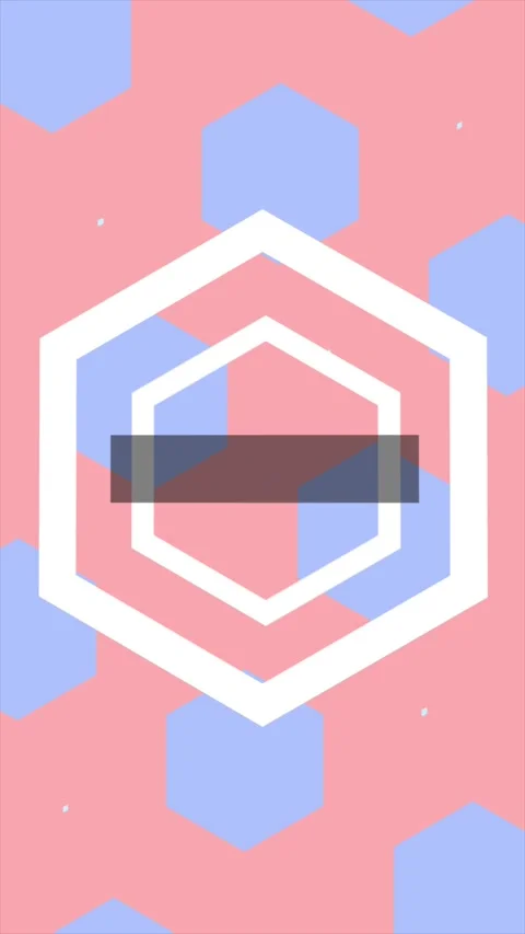 Pink and Blue Hexagon Pattern Animation Stock Footage 347133214