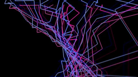 PINK AND BLUE LINES Stock Footage 26848304