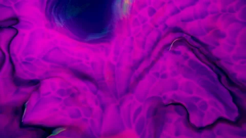 Pink And Blue Liquid Paint Stock Footage 206485630