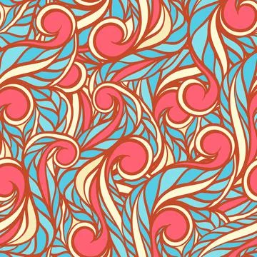Pink and blue pattern 库存插图