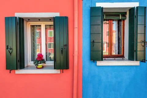 Pink and Blue Stock Photos