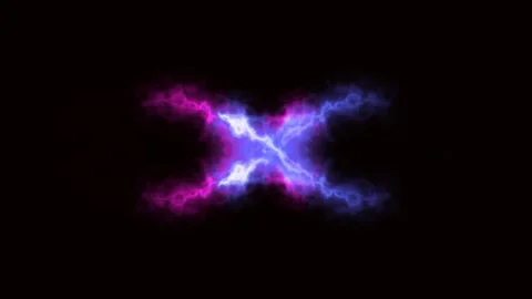 Pink and blue smoke effect green screen background Video stock 280328363