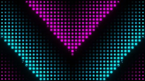 Pink and Cyan Circles Light Moving Background VJ Loop in 4K Stock Footage 319936587