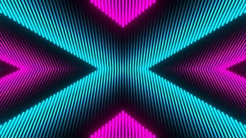 Pink and Cyan Neon Rays Moving Background VJ Loop in 4K Stock Footage 325080081
