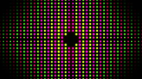 Pink and Green Circles Light Moving to Center Background VJ Loop in 4K Stock Footage 335829473