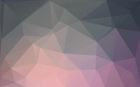 Pink and grey triangle polygon pattern background Stock Illustration